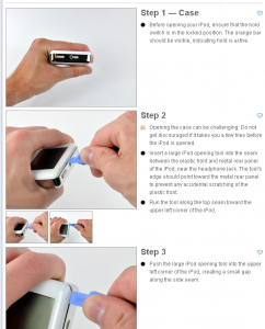 iFixit is providing a "teardown" platform for user-contributed procedures