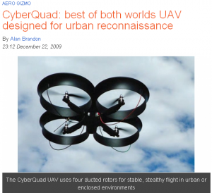 High-end and consumer UAVs